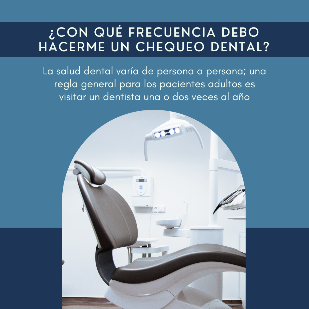 ¿Con qué frecuencia debo hacerme una revisión dental?